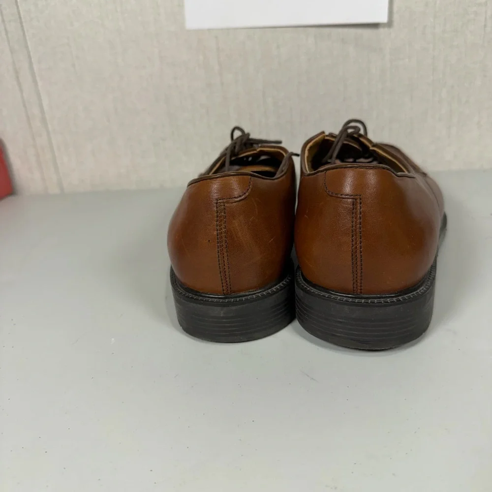 Dockers Brown‎ Leather Lace-Up Oxfords